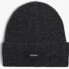 Calvin Klein Daddy Wool Rib Beaniet Bonnet En Noir Couleurs variées 13