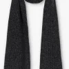 Calvin Klein Daddy Wool Knit Scarf 30×180 Foulard En Noir soldes en ligne 10