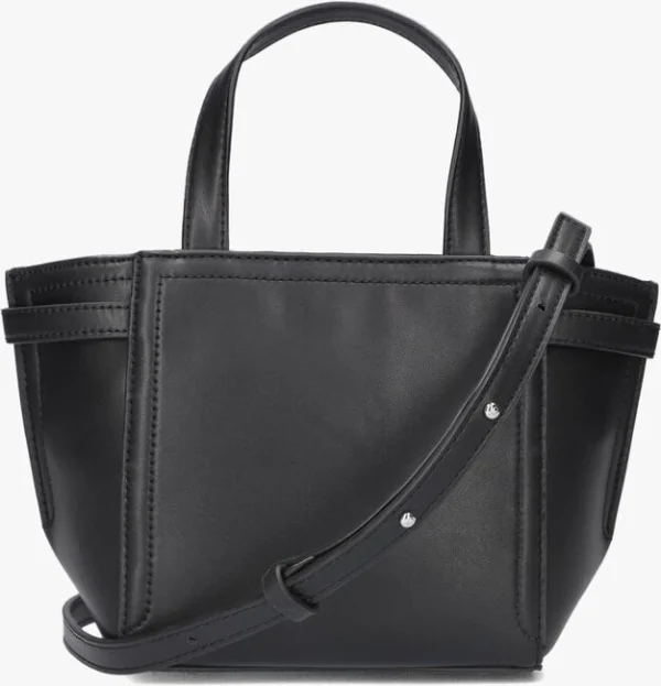 magasin pas cher Calvin Klein Minimal Hardware Mini Tote Sac à Main En Noir 4