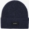 le grand escompte Calvin Klein Daddy Wool Rib Beaniet Bonnet En Bleu 13