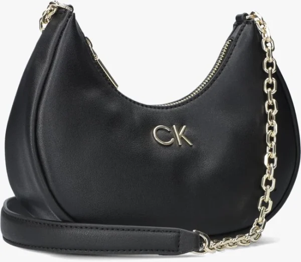 Calvin Klein Shoulder Bag Sm Sac Bandoulière En Noir en promotion 3