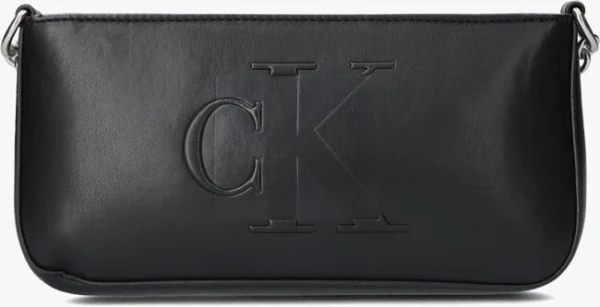 Calvin Klein Shoulder Pouch 25 Chainle Sac Bandoulière En Noir belle 1