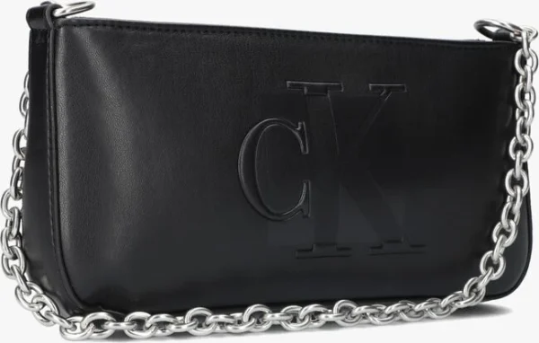 Calvin Klein Shoulder Pouch 25 Chainle Sac Bandoulière En Noir belle 3