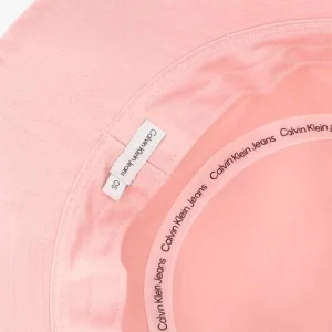 Calvin Klein Logo Embroidery Bucket Hat Chapeau En Rose à prix très bas 13