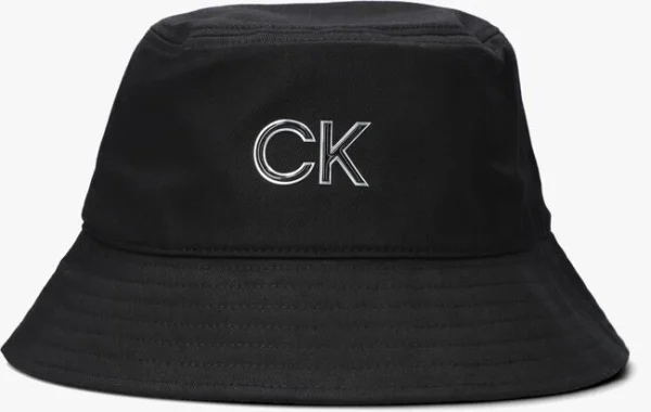 Calvin Klein Bucket Hat Chapeau En Noir mode pas cher 1