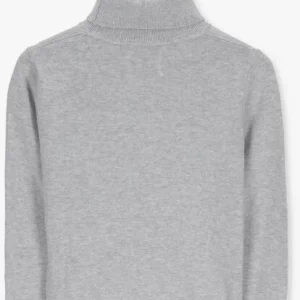 Calvin Klein Col Roulé Roll Neck Sweater En Gris prix abordable 9