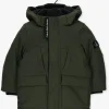 De super promotions disponibles Calvin Klein Technical Parka Jacket En Vert 13