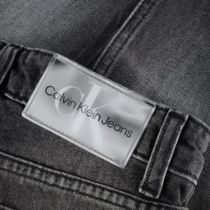 vente pas cher en ligne Calvin Klein Slim Fit Jeans Slim Washed Grey Destructed En Gris 7