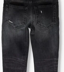 vente pas cher en ligne Calvin Klein Slim Fit Jeans Slim Washed Grey Destructed En Gris 9