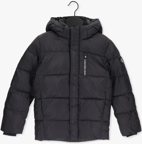 Pas Cher soldes France Calvin Klein Veste Matelassé Essential Puffer Jacket En Noir 1