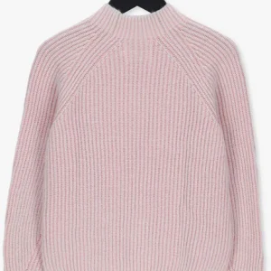 Calvin Klein Chandail Duo Colour Monogram Sweater En Rose Nouvelle Collection 9