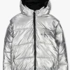 Calvin Klein Veste Matelassé 2 In 1 Metallic Puffer Jacket En Argent Les achats en ligne 13