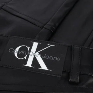 Calvin Klein Pu Leather Jogger Pants En Noir exclusivement disponibles 7