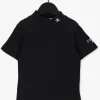 Calvin Klein T-shirt Mock Neck Rib Top En Noir en ligne 11