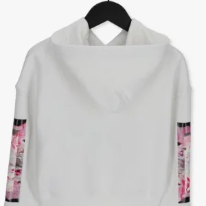 meilleur service Calvin Klein Pull Polaroid Sleeve Print Hoodie En Blanc 9