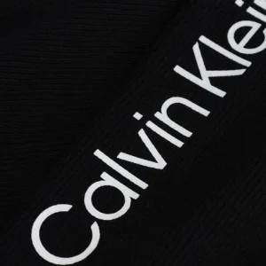 Calvin Klein Zip Up Rib Ls Top En Noir marque pas cher 7