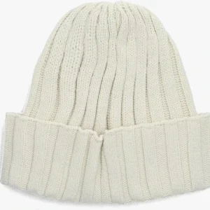 Calvin Klein Monogram Rib Beanie Bonnet En Beige vente à bas prix 7