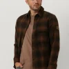 Calvin Klein Surchemise Blurred Check Indoor Overshirt En Marron shopping pas cher 17