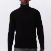 en ligne Calvin Klein Col Roulé Superior Wool Turtle Neck En Noir 19