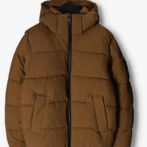 Calvin Klein Veste Matelassé Crinkle Nylon Puffer Jacket En Marron Top ventes 13