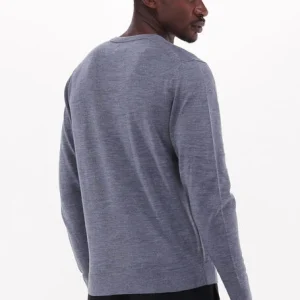 fashion pas cher Calvin Klein Chandail Superior Wool Crew Neck Sweater En Gris 9