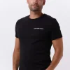 Calvin Klein T-shirt Chest Institutional En Noir soldes de Noël 19