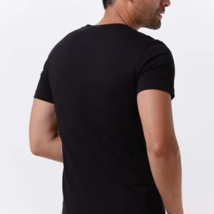 Calvin Klein T-shirt Chest Institutional En Noir soldes de Noël 9