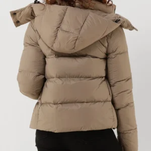 Calvin Klein Veste Matelassé Ck Mw Down Short Puffer En Taupe Nouveau 9