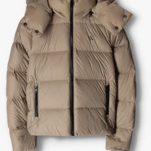 Calvin Klein Veste Matelassé Ck Mw Down Short Puffer En Taupe Nouveau 13