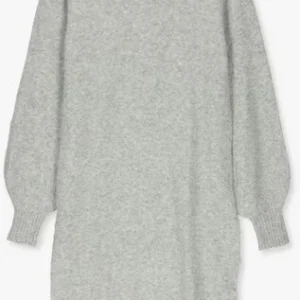 achetez pas cher Calvin Klein Robe Midi Fluffy Yarn Sweater Dress En Gris 13