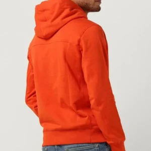 Nouvelle tendance Calvin Klein Chandail Monologo Sleeve Badge Hoodie En Orange 9