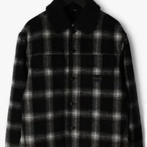 Calvin Klein Jack Check Sherpa Trucker Jacket En Noir Authentic Original licence 13