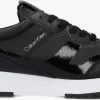 Réductions Calvin Klein Asy Skived Runner La Baskets Basses En Noir 19