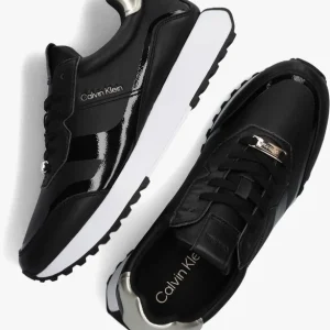 Réductions Calvin Klein Asy Skived Runner La Baskets Basses En Noir 16