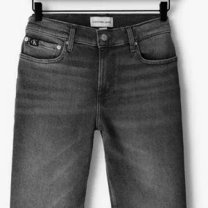 luxe soldes Calvin Klein Pantalon Court Slim Short Gris Foncé 13