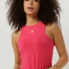 Calvin Klein Haut Micro Monologo Racer Back En Rose grande popularité 19