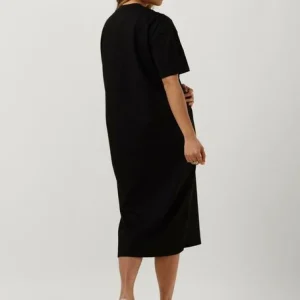 Calvin Klein Robe Midi Institutional Long T-shirt Dress En Noir à prix très bas 9