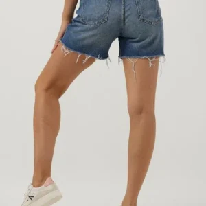 Paiement sécurisé Calvin Klein Pantalon Court Mom Short En Bleu 9