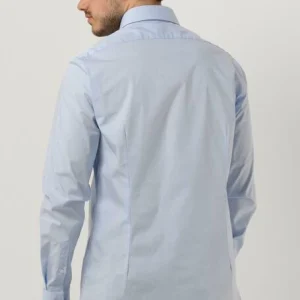 Calvin Klein Chemise Classique Poplin Stretch Slim Shirt Bleu Clair Meilleur Prix 9