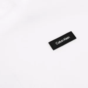 Calvin Klein Polo Stretch Pique Slim Button Polo En Blanc De Qualité 15