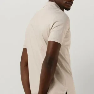 Calvin Klein Polo Smooth Cotton Slim Polo En Beige commentaire favorable 9