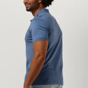 Calvin Klein Polo Smooth Cotton Slim Polo En Bleu marques de renommée 9