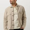 Calvin Klein Surchemise Cotton Nylon Overshirt En Beige Meilleur Service 17