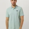 Calvin Klein Polo Stretch Pique Slim Button Polo Bleu Clair boutique en ligne 17