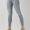 Calvin Klein Skinny Jeans High Rise Super Skinny Ankle En Bleu grand choix 17