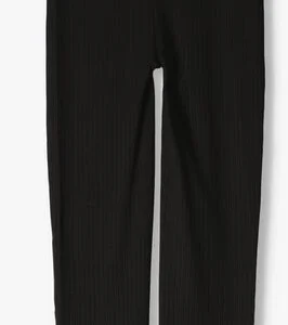 commentaire favorable Calvin Klein Pantalon Large Shiny Rib Wide Leg Pants En Noir 13