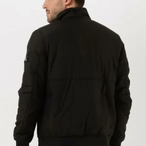 en solde Calvin Klein Jack Padded Harringon Jacket En Noir 9