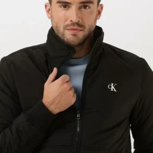 en solde Calvin Klein Jack Padded Harringon Jacket En Noir 11