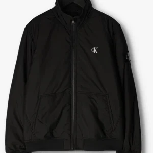 en solde Calvin Klein Jack Padded Harringon Jacket En Noir 13