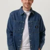 a Prix Discount Calvin Klein Veste En Jean Relaxed Linear Denim Shirt En Bleu 17